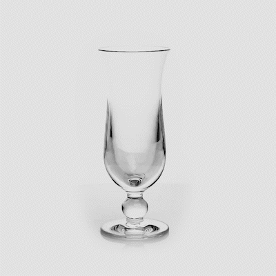 Bev Tek 11 oz Clear Polycarbonate Hurricane Glasses - Set of 6, 3x3x8 Inches - Shatterproof Barware for Cocktails, Margaritas & Tropical Drinks - Perfect for Parties, Restaurants & Home Bars