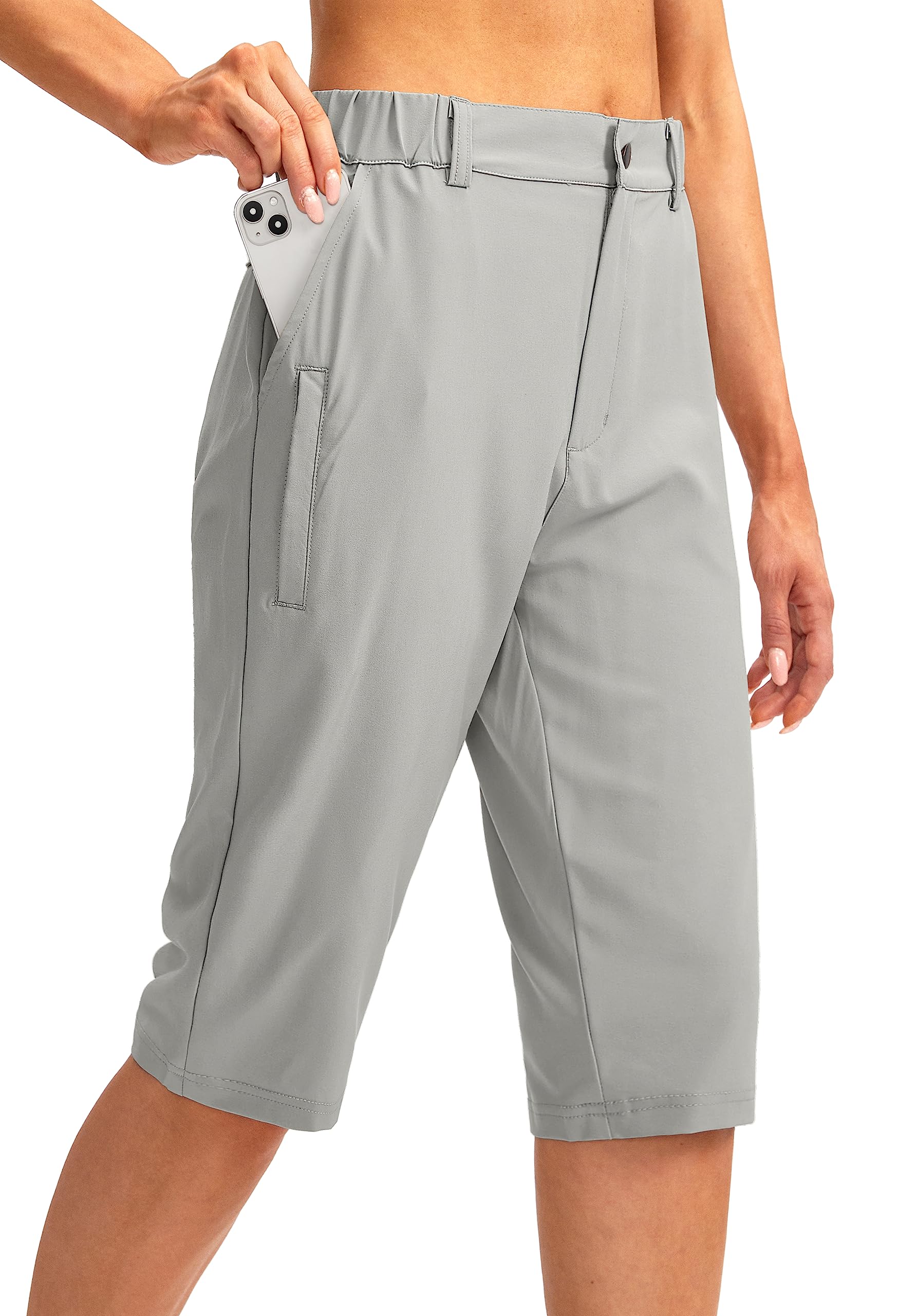 Women's Lightweight Quick-Dry Hiking Cargo Shorts - 13