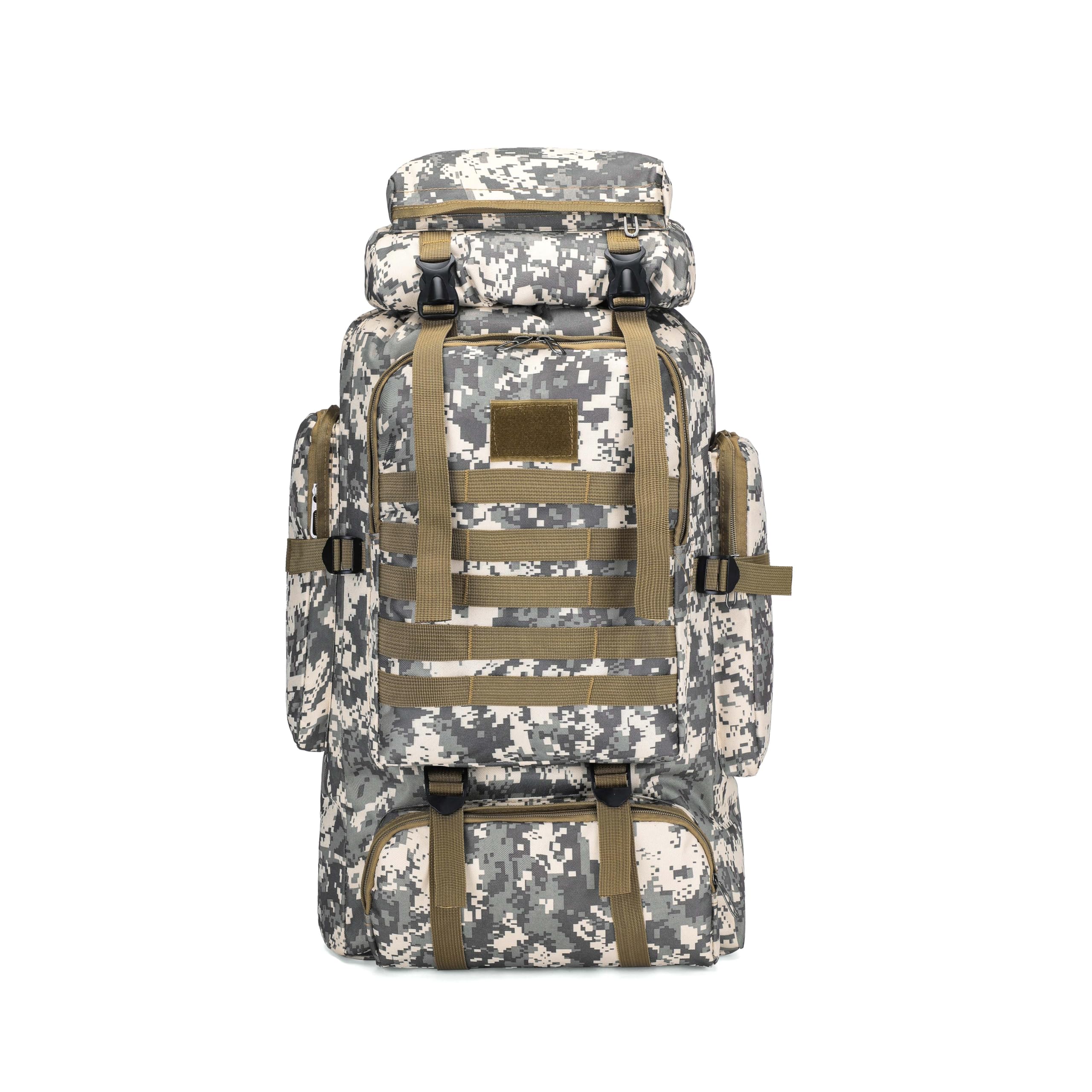 YFREAL 80L Waterproof Hiking Backpack - Tactical Camping Backpack for Outdoor Adventures, Hunting & Travel - Durable Backpack for Men & Women - Perfect for Hiking, Camping, Backpacking & Military Use