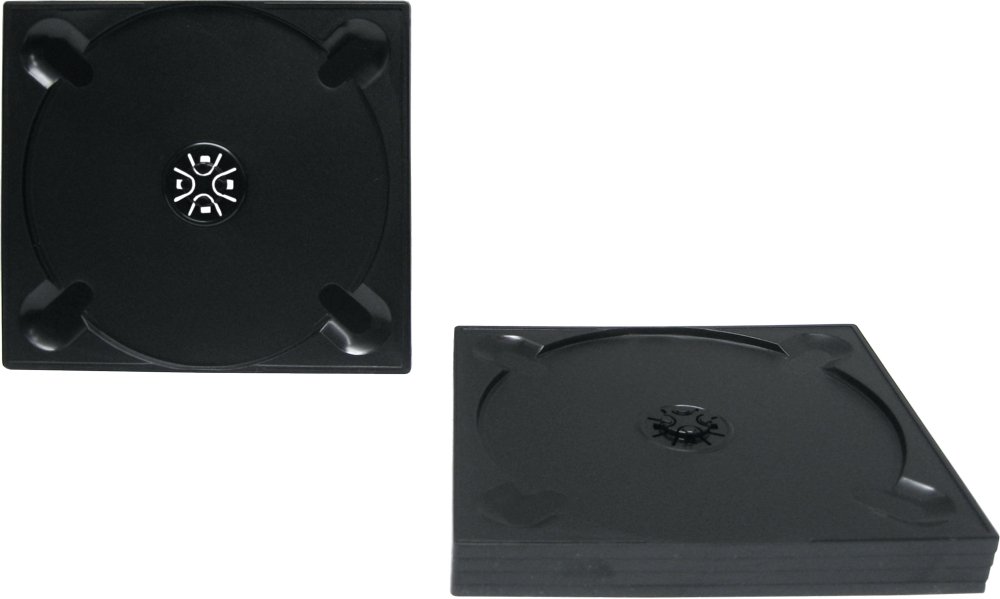 5 Pack Black Digipak CD Trays - Glue-in CD Inserts for Cardboard CD Cases #CDIR70BK - Perfect for DIY CD Packaging, Music Albums, and Media Storage