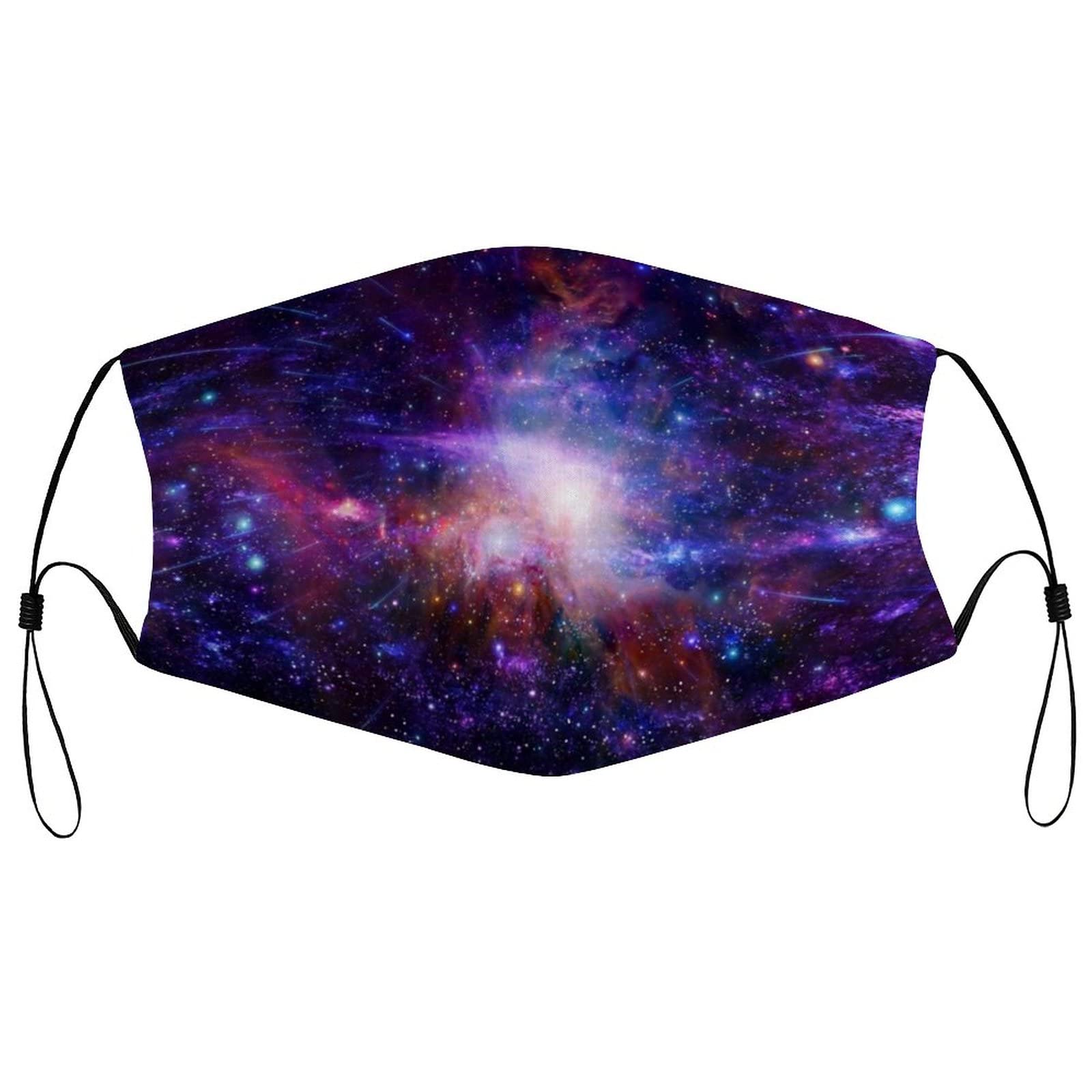 Andromeda Galaxy Face Mask - Washable, Adjustable & Reusable Balaclava with 2 Filters for Men & Women - Perfect for Outdoor Sports, Cycling, Running & Cold Weather Protection
