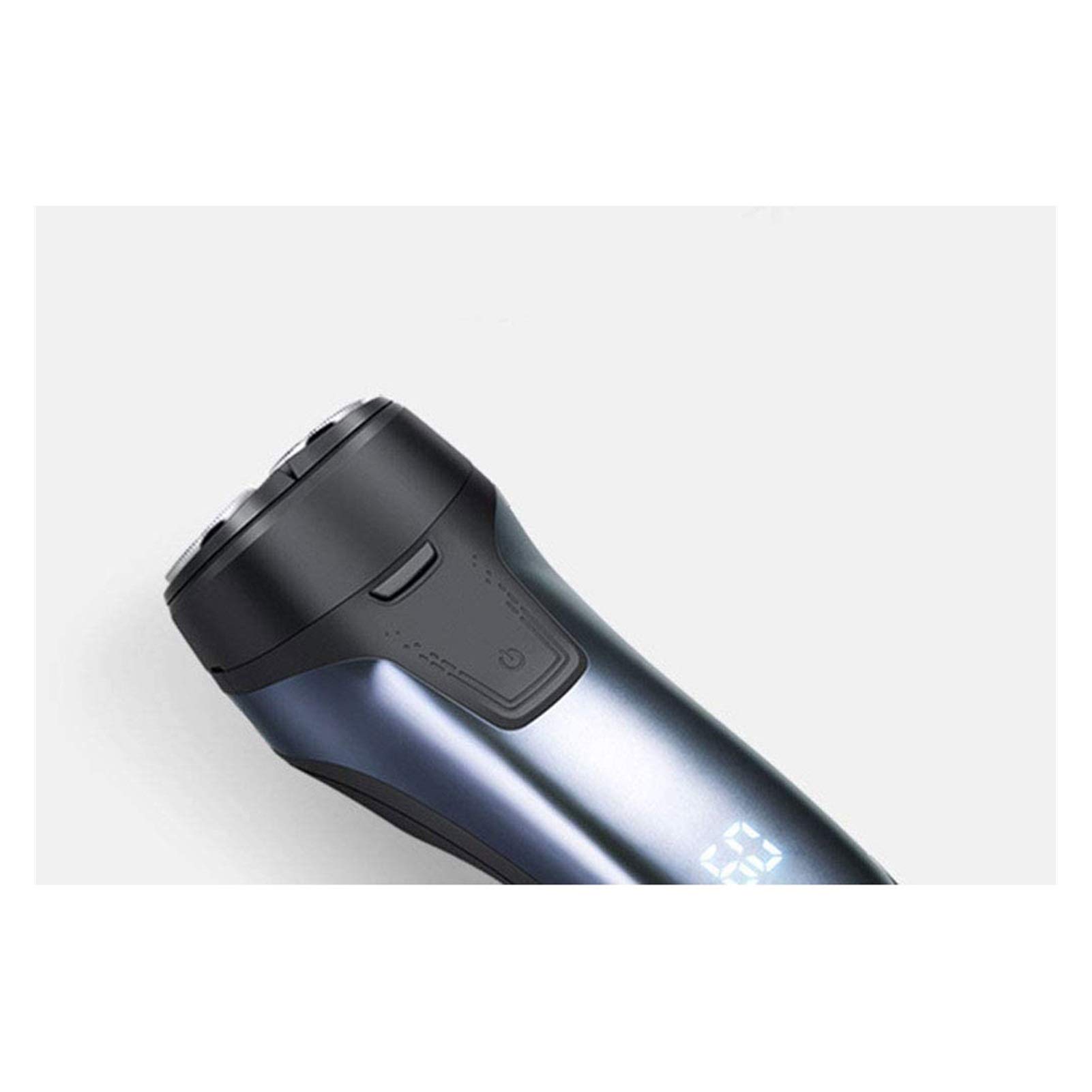 HHWKSJ Rechargeable Electric Razor for Men - 100% Waterproof Wet & Dry Rotary Shaver with Pop-up Trimmer & LED Display - Perfect for Travel, Gym & Daily Shaving