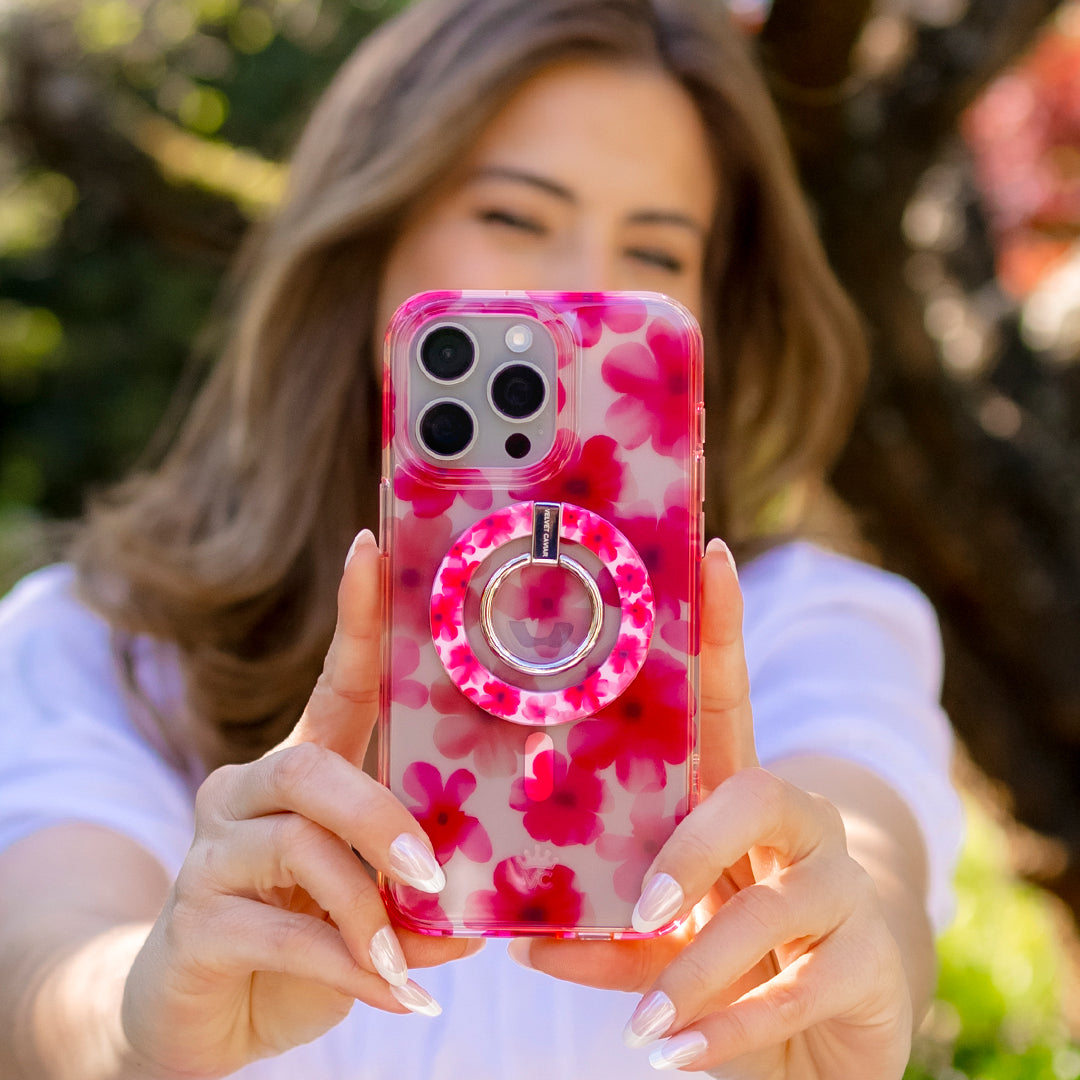 Cherry Blossom iPhone Case - Floral Design Protective Phone Cover for iPhone 13/14/15 Series - Perfect for Spring Fashion, Travel & Everyday Use
