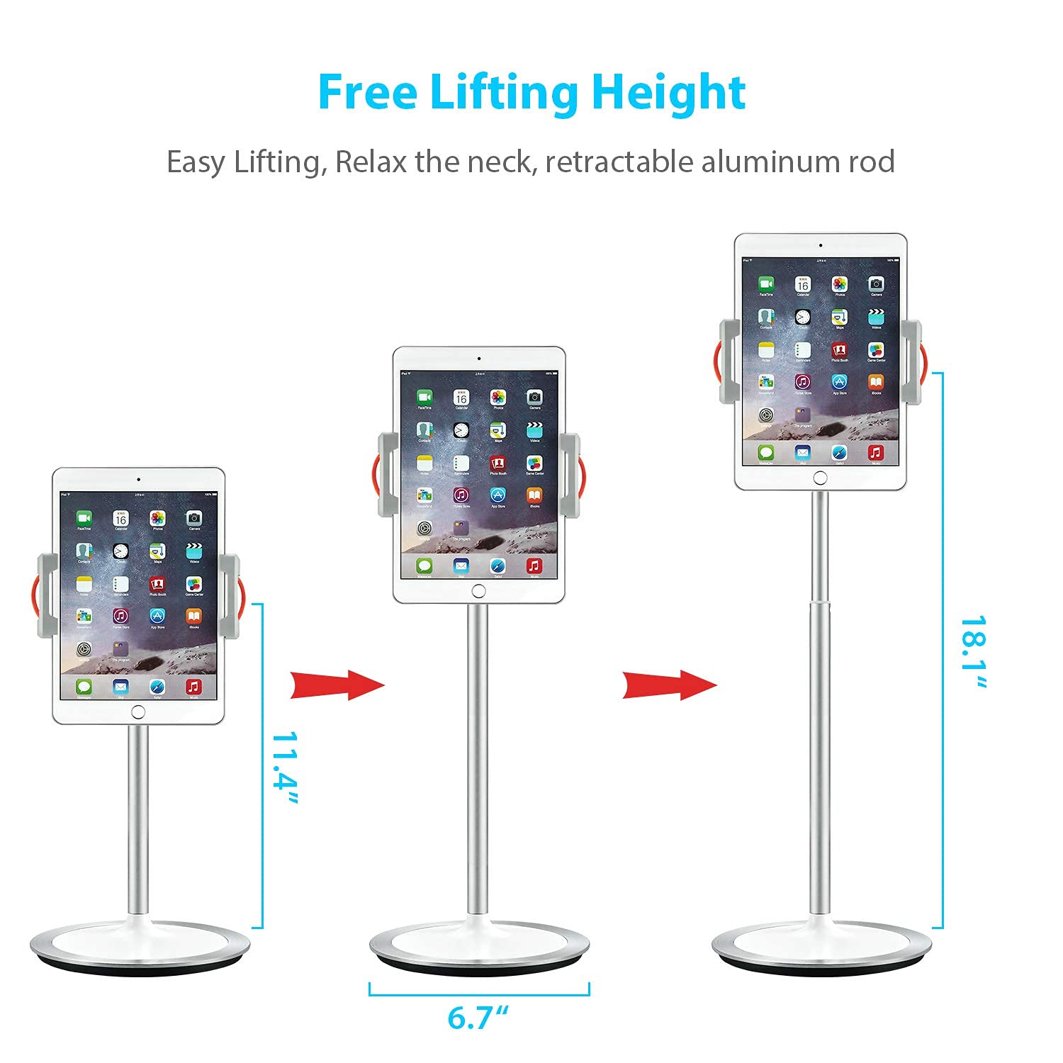 Adjustable Laptop Bed Tray Desk - Foldable Laptop Stand for Bed & Tablet Holder with Phone Stand - Gray Large Size for Home Office, Dorm Room & Cozy Workspace