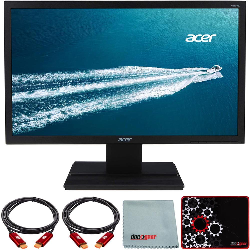 Acer V226HQL 21.5 Inch Full HD 1080p Widescreen LCD Monitor with HDMI & VGA Ports - Includes Free Mouse Pad - Perfect for Home Office, Gaming, and Workstations