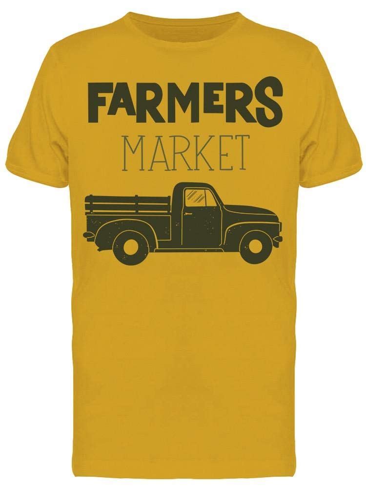 Smartprints Farmer's Market Graphic T-Shirt for Men - Comfortable Cotton Tee for Casual Wear, Outdoor Activities & Farmers Market Visits