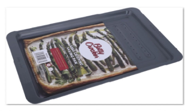 Non-Stick Baking Tray Set - Heavy Duty Cookie Sheet Pan for Oven, Roasting, and Cooking - Perfect for Baking Cookies, Bread, Pizza & More - Ideal for Home, Kitchen, and Restaurant Use