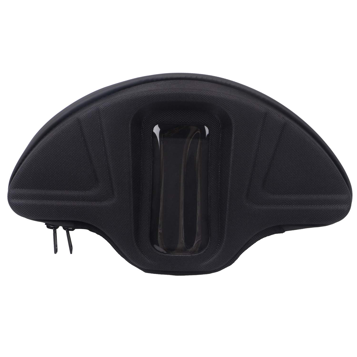 Universal Single Pocket Windshield Bag with Clear Phone Window - Fits 1996-2013 Harley Touring Bikes (Black) | Motorcycle Phone Holder & Storage for Road Trips, GPS Navigation & Easy Access Essentials