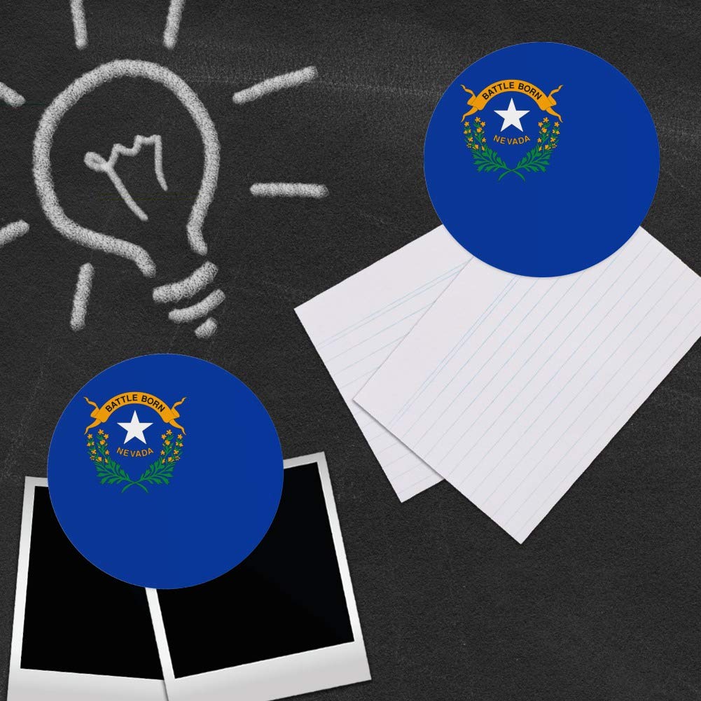 Premium Nevada State Flag Vinyl Fridge Magnets Set - Durable, Waterproof Refrigerator Magnets for Home, Office, Dorm Decor - Perfect for Fridge, Lockers, Whiteboards & Metal Surfaces