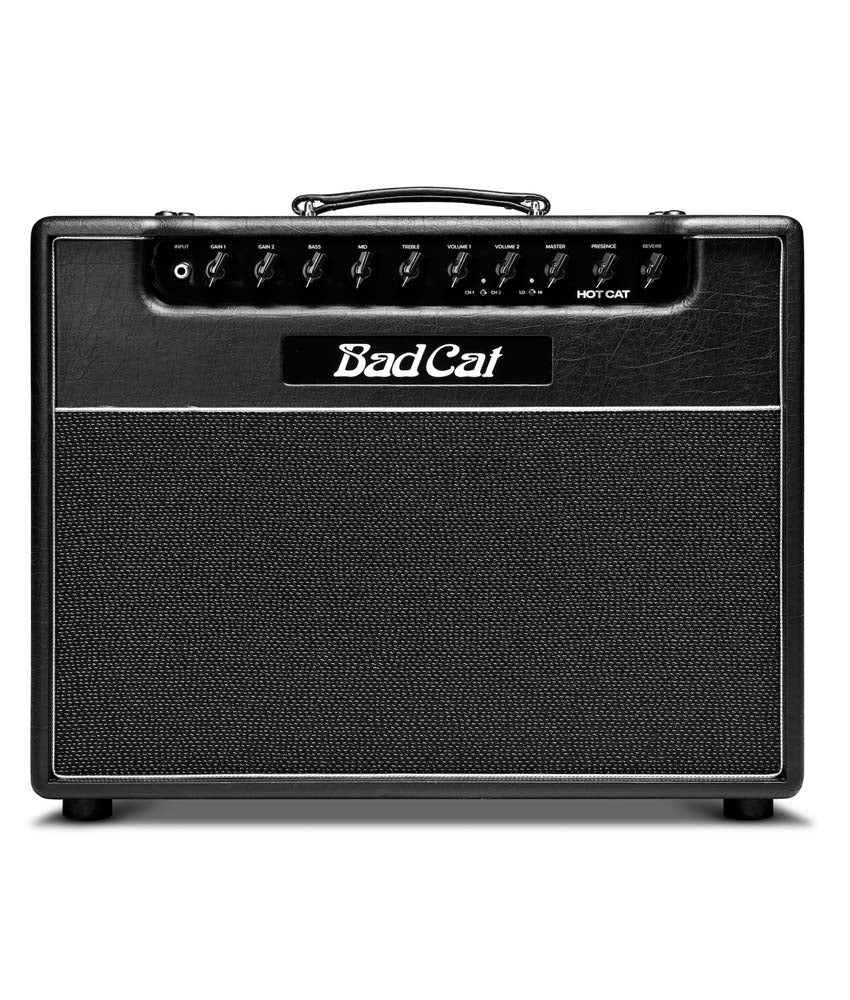 Bad Cat Hot Cat 1x12 Combo Guitar Amplifier - 45W Tube Amp for Blues, Rock & Studio Recording | Perfect for Stage Performances & Home Practice