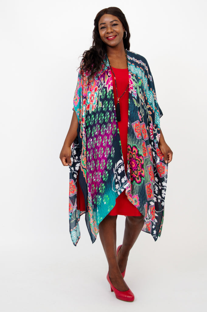 Darcy Fleuri One Size Floral Print Dress - Perfect for Casual Outings, Parties, and Special Occasions