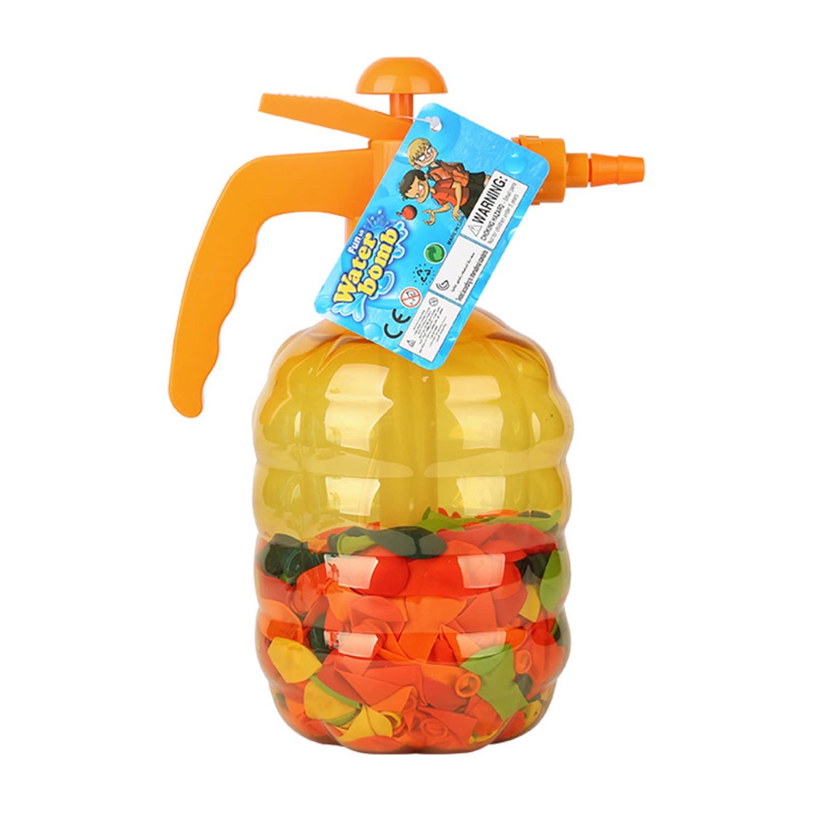 Premium Water Balloons Kit - 500 Quick-Fill Water Balloons with Hand Pump for Kids Outdoor Summer Games, Pool Parties & Backyard Fun (Random Colors)