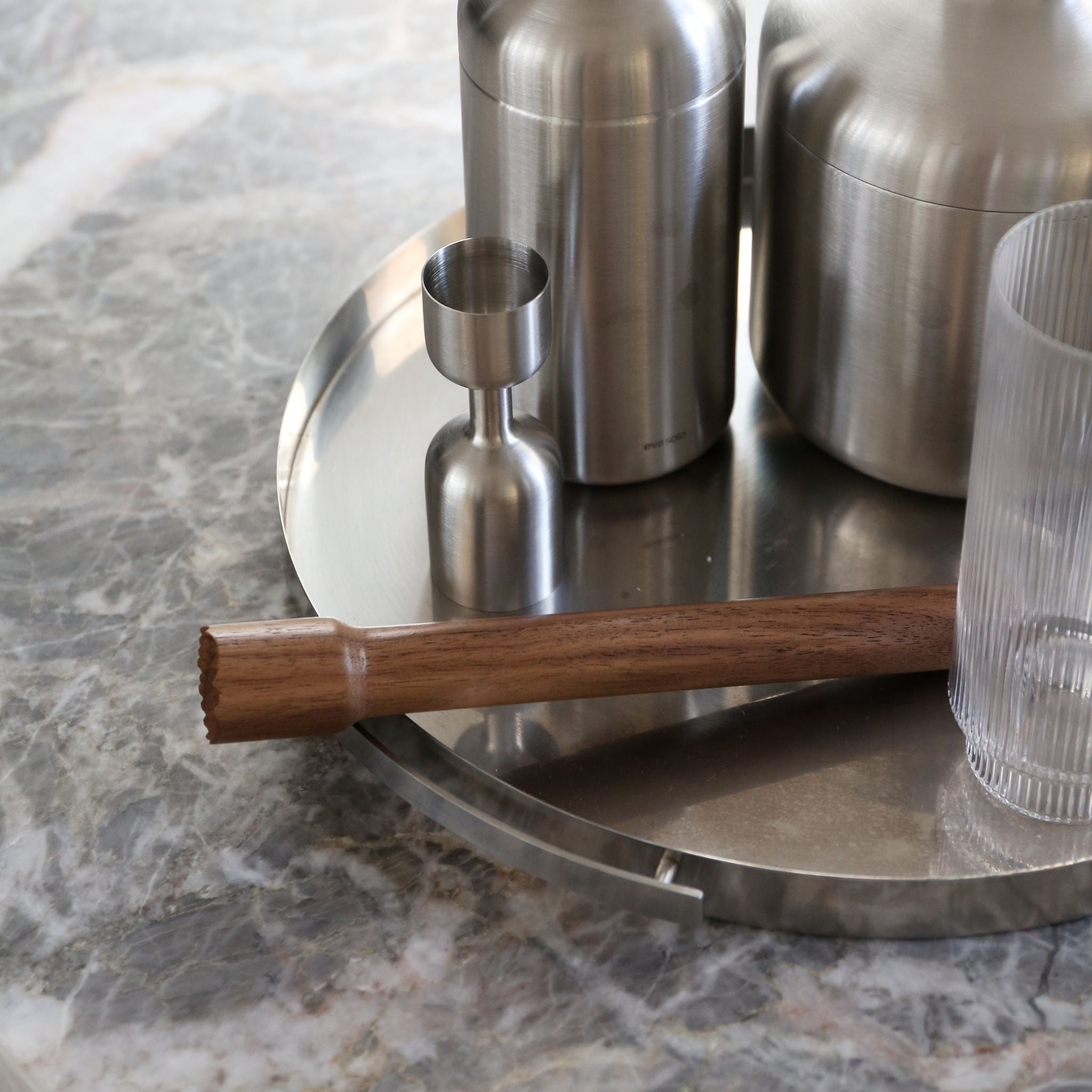 Premium EVA SOLO Cocktail Muddler - Stainless Steel Bar Tool for Mixing & Crushing - Perfect for Mojitos, Old Fashioned & Home Bartending