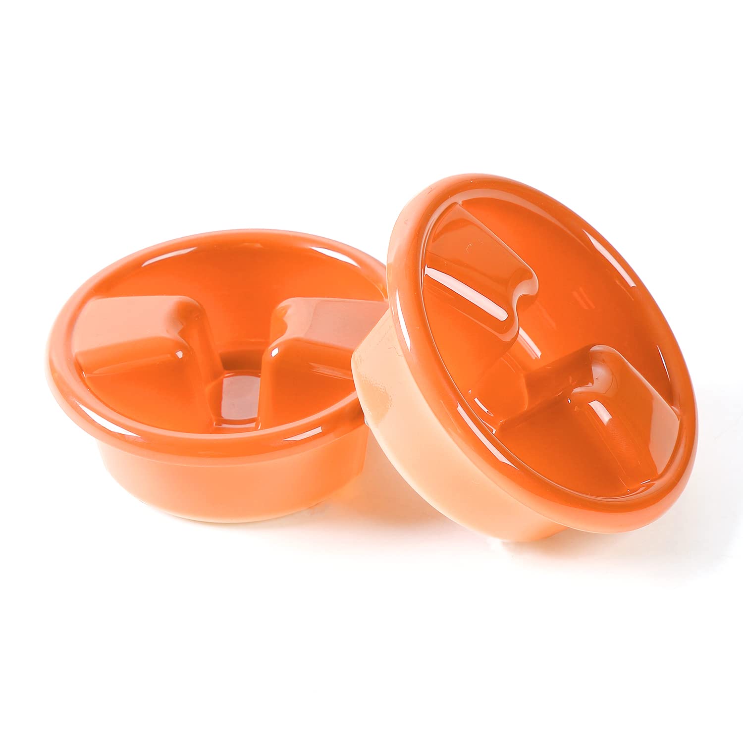 2007-2018 Jeep Wrangler JK JKU Roof Top Mounting Knob Screw Cover - Interior Accessories Decoration (Orange) - Perfect for Off-Roading & Customization