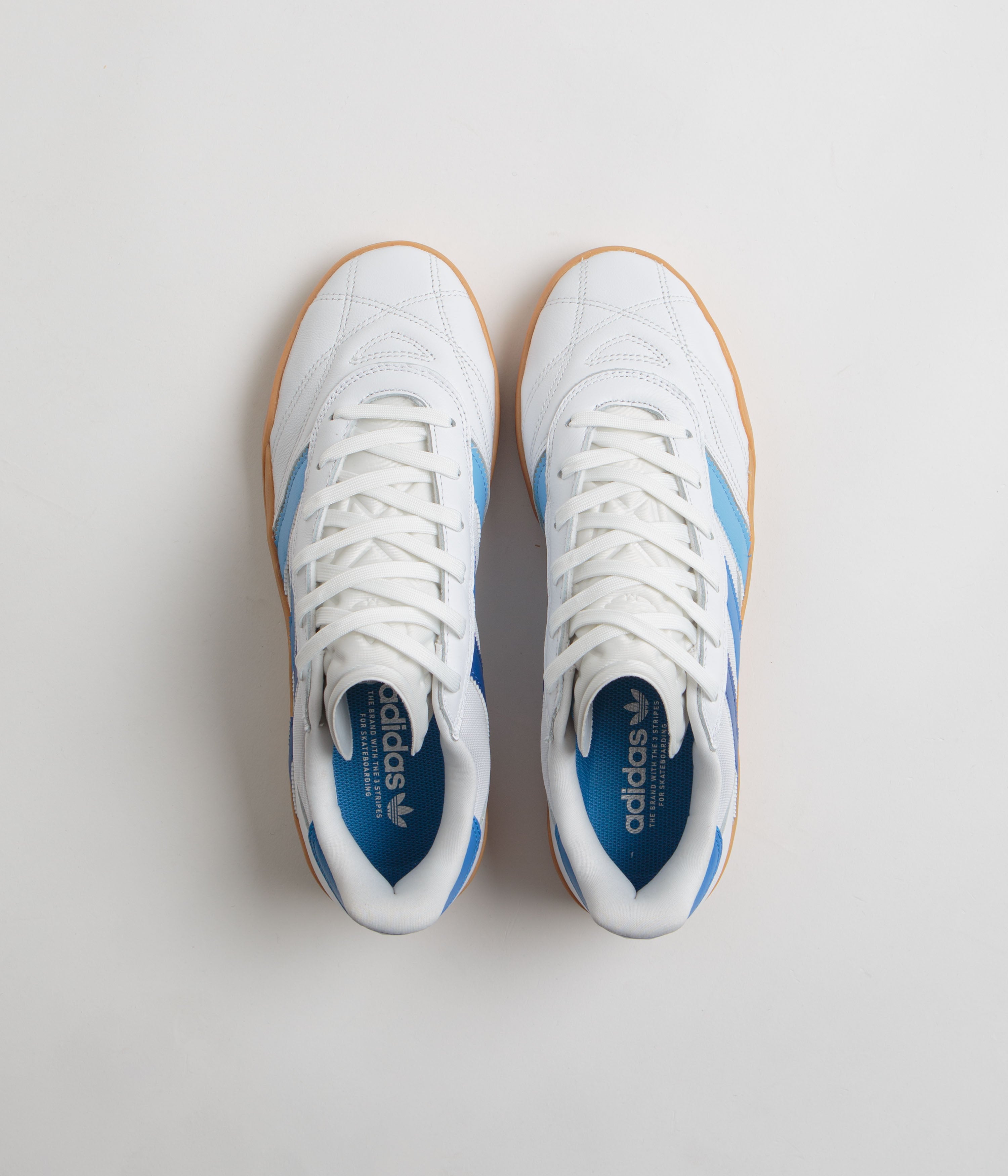 Adidas Copa Premiere Soccer Cleats - Men's Football Shoes in Cloud White/Bluebird/Royal Blue | Lightweight & Comfortable for Training & Matches