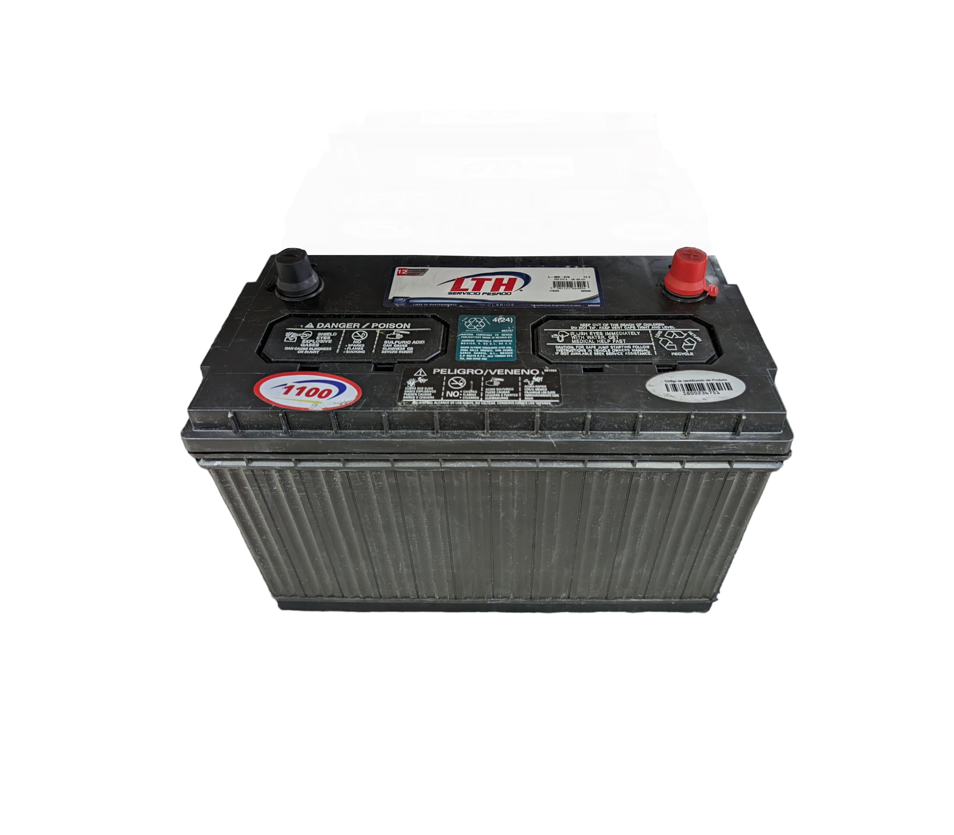 L30H 670 1100 Amp Heavy Duty Vehicle Battery - High Performance Automotive Battery for Trucks, SUVs & Commercial Vehicles - Ideal for Long Haul, Off-Road & Extreme Weather Conditions