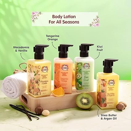 Tangerine Orange Body Lotion with Natural Vitamin C - Hydrating & Nourishing for All Skin Types | Silicone-Free, Paraben-Free, Mineral Oil-Free | Perfect for Dry Skin Care & Daily Moisturizing