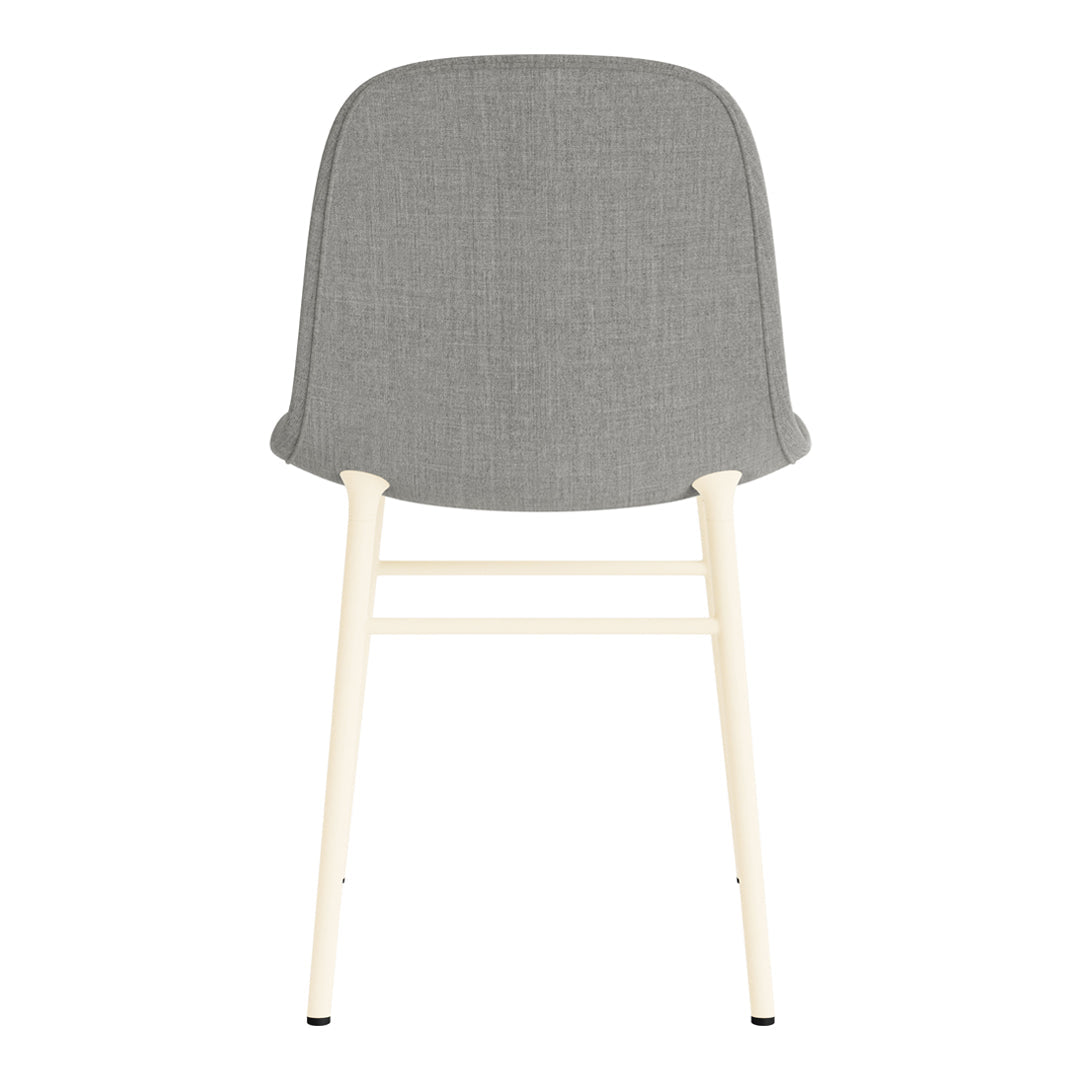 Modern Form Chair with Sturdy Metal Legs & Comfortable Upholstery - Perfect for Home Office, Living Room, or Dining Room Decor