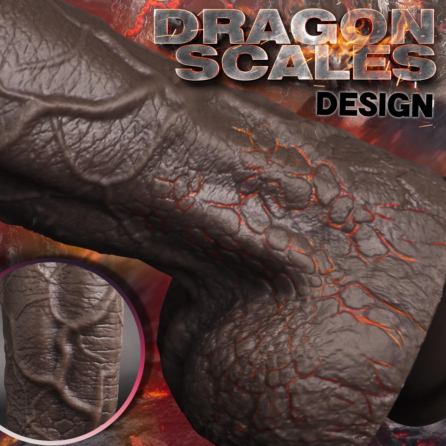 Bad Dragon Dildo - Extra Thick Black Realistic Monster Toy with Powerful Suction Cup | Hands-Free Pleasure | Large Body-Safe Silicone Adult Sex Toy for Vaginal & Anal Play | Perfect for Fantasy Roleplay & BDSM Scenes