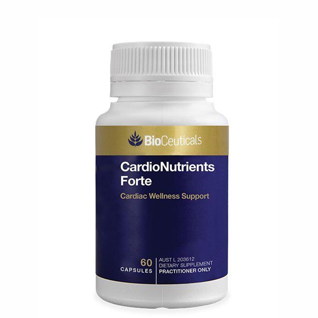 BioCeuticals CardioNutrients Forte - Premium Heart Health Supplement for Cardiovascular Support | Supports Healthy Blood Pressure & Circulation | Ideal for Active Lifestyles & Heart Wellness Routines