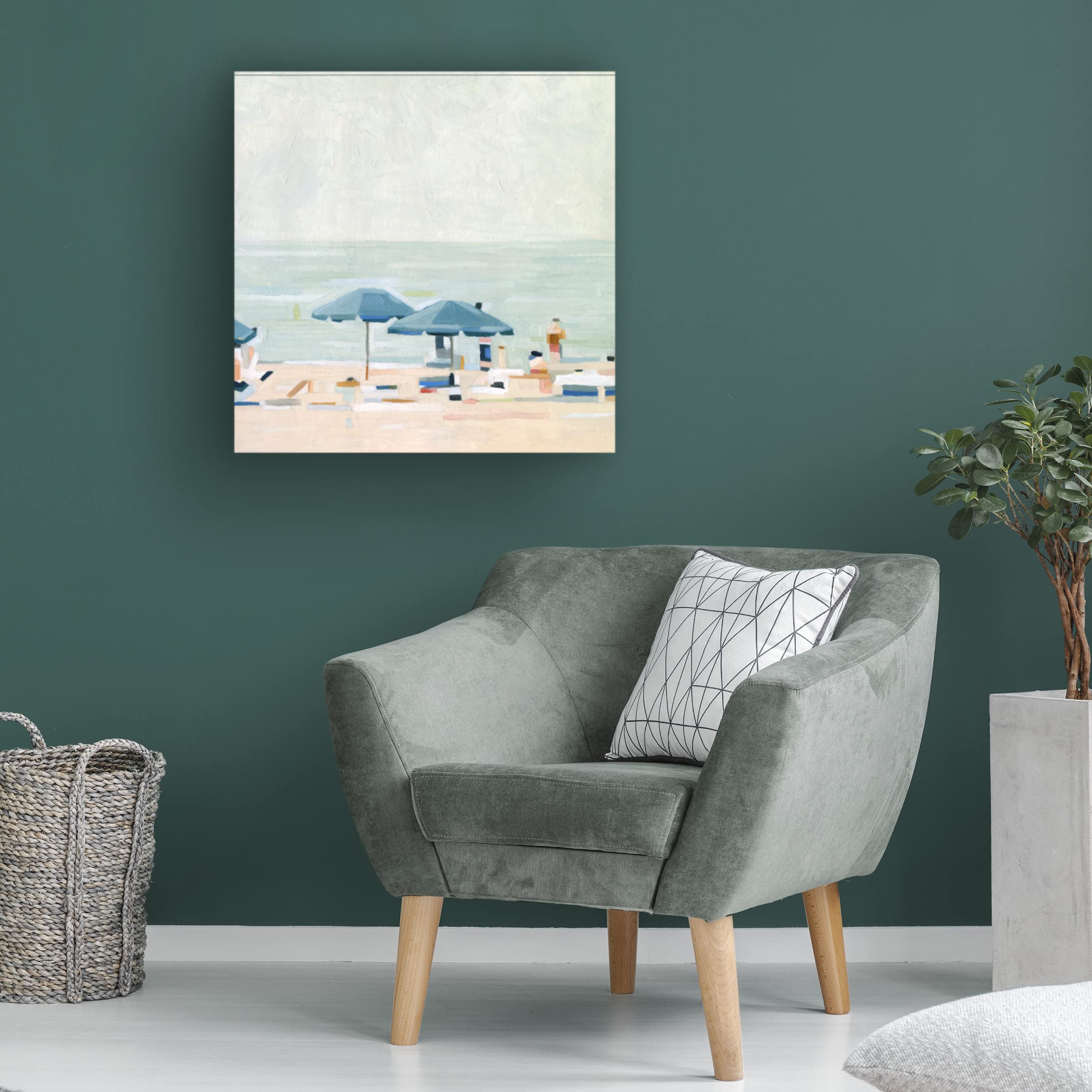 Emma Scarvey 'If It's the Beaches I' Canvas Wall Art Print - Coastal Beach Decor for Living Room, Bedroom & Office - Trademark Fine Art Collection