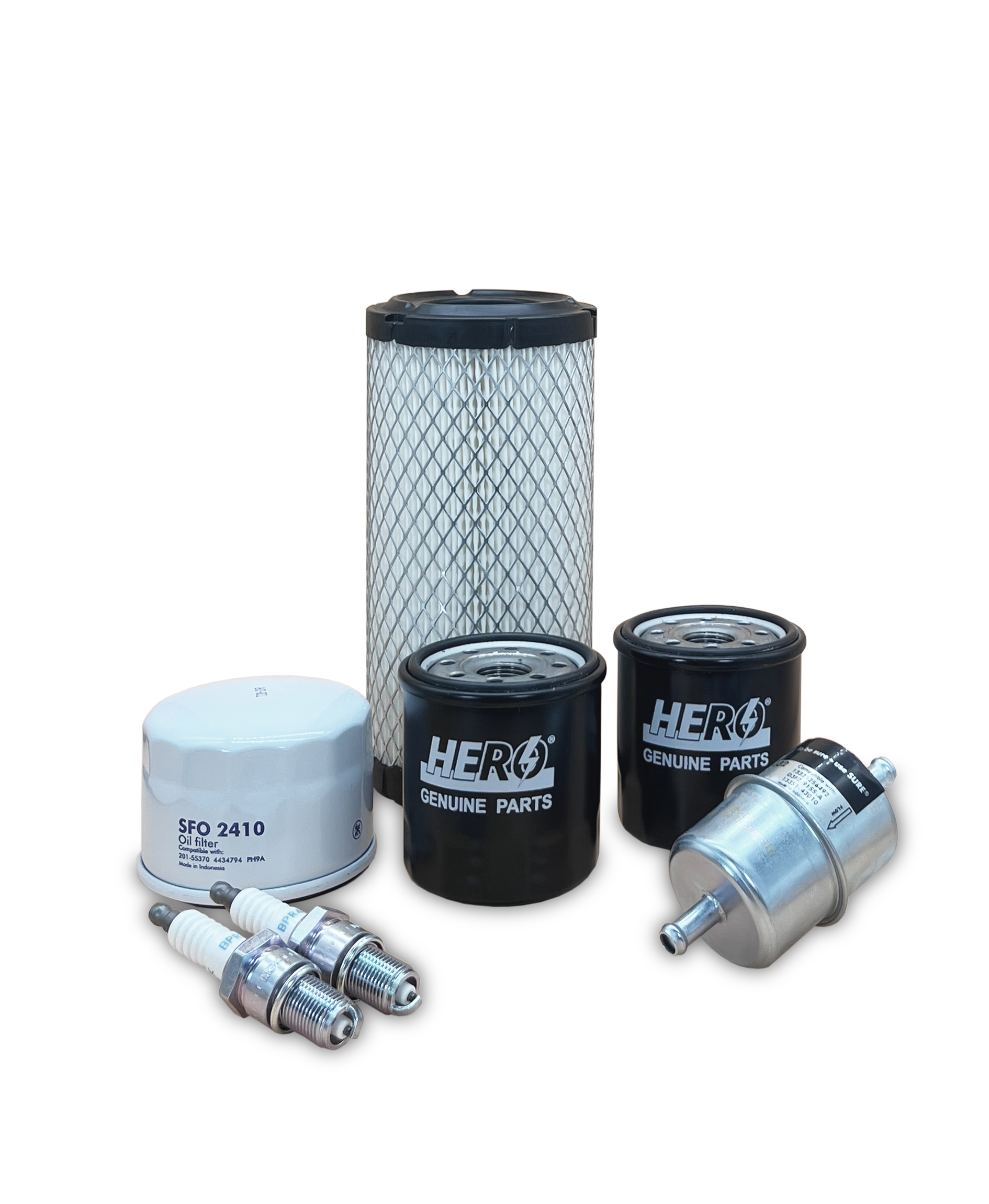 HERO® Maintenance Filter Kit for Scag SFZ52 20FS Freedom Z Zero Turn Mower - Air Oil Fuel Filters Replacement - Perfect for Lawn Care & Landscaping Maintenance