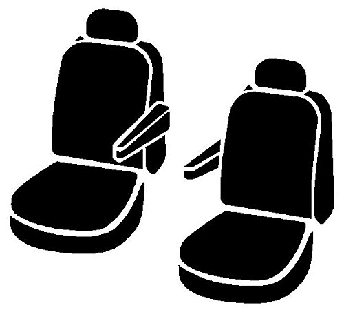 Fia SL69-18 RED Custom Fit Front Seat Cover for Bucket Seats - Premium Leatherette (Black with Red Center Panel) - Perfect for Car Enthusiasts & Vehicle Protection