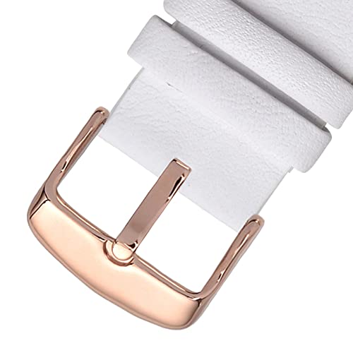 White (Rose Gold Buckle)