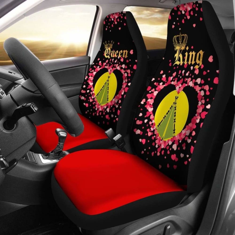 Sivage Waterproof Car Seat Covers for Couple - King/Queen Size (Set of 2) - Universal Fit for Most Vehicles - Perfect for Road Trips, Daily Commute & Pet Protection