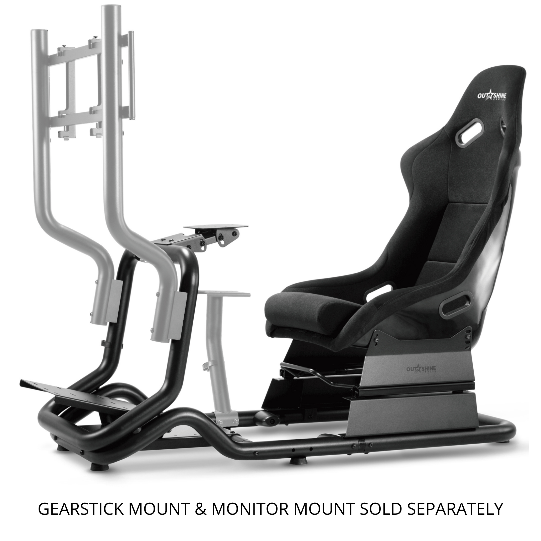 Downforce Racing Simulator - Professional Racing Wheel & Pedal Set for PC/PS4/PS5/Xbox - Perfect for Home Racing Games, Esports Training & Simulation Driving Experience