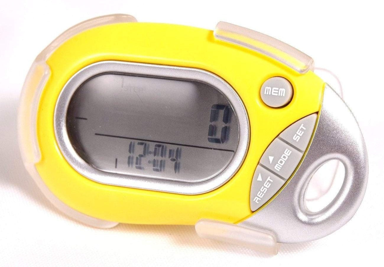 Pedusa PE 771 Tri-Axis Multi-Function Step Counter with Clip & Lanyard - Track Steps, Calories & Distance for Walking, Running & Fitness Activities