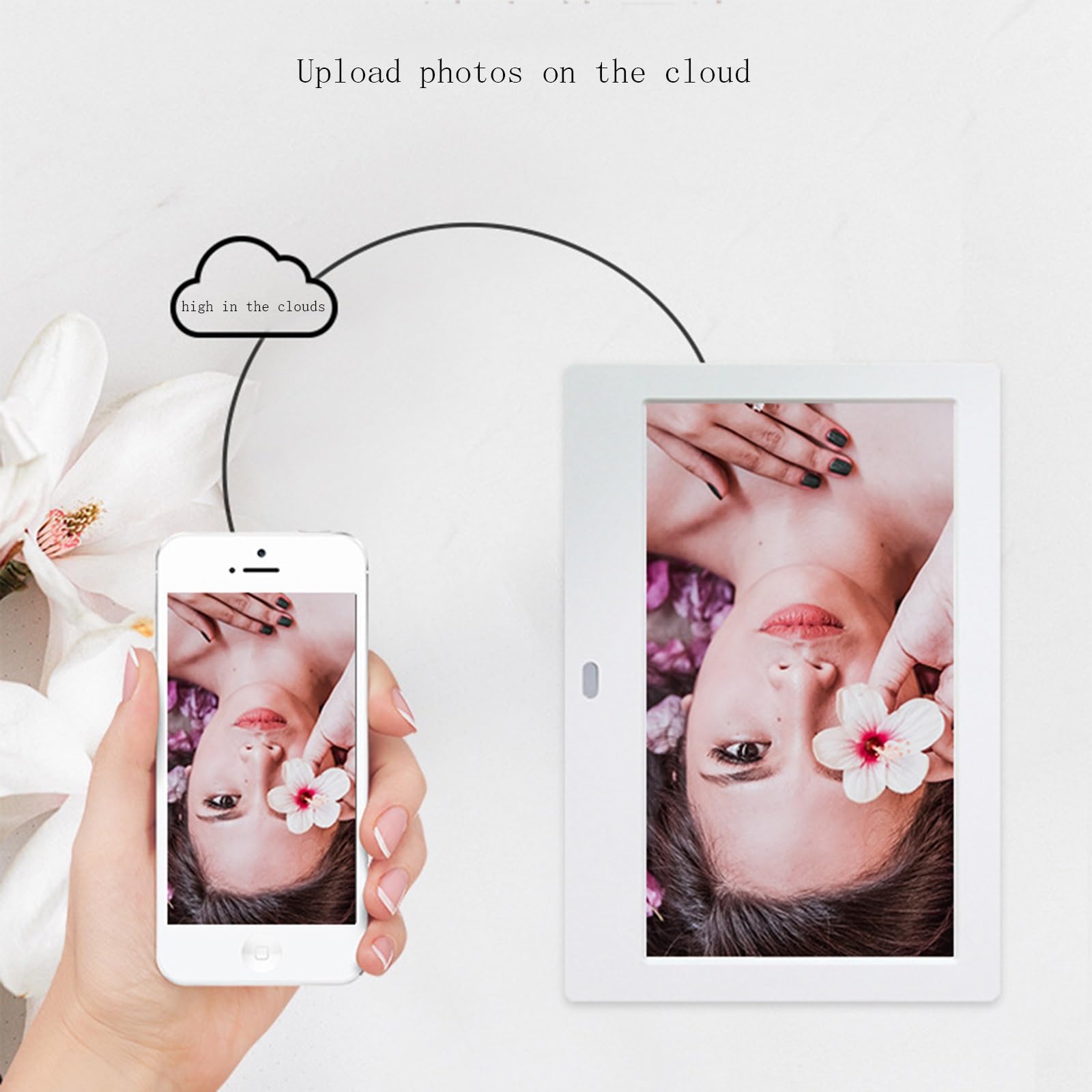 10.1 Inch Smart Digital Photo Frame with Touch Screen - Best Gift Choice for Home, Office & Travel | HD Display, Wi-Fi & Cloud Storage