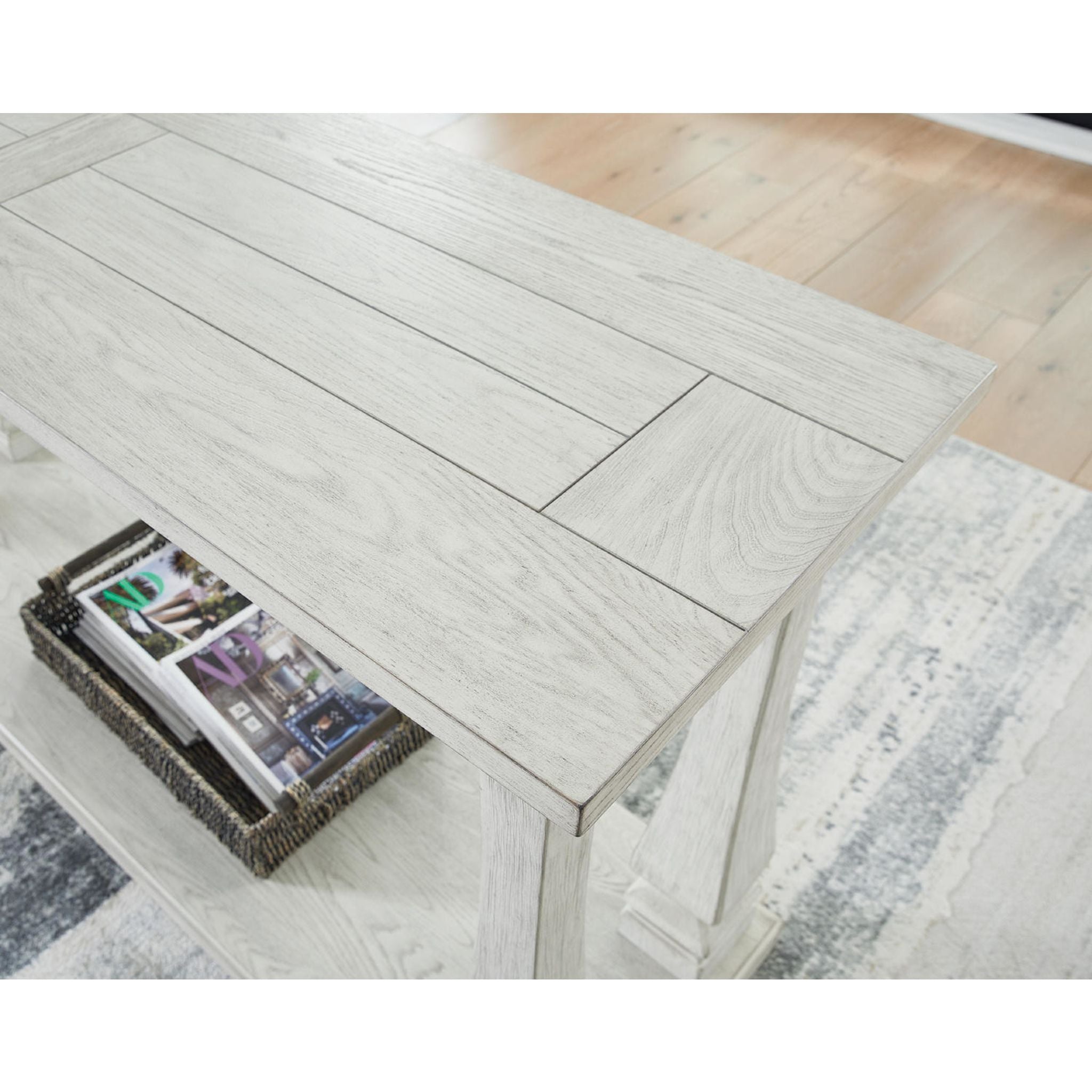 Arlendyne Sofa Table - Antique White Console Table for Living Room, Entryway, or Hallway - Perfect for Decor, Storage, and Display