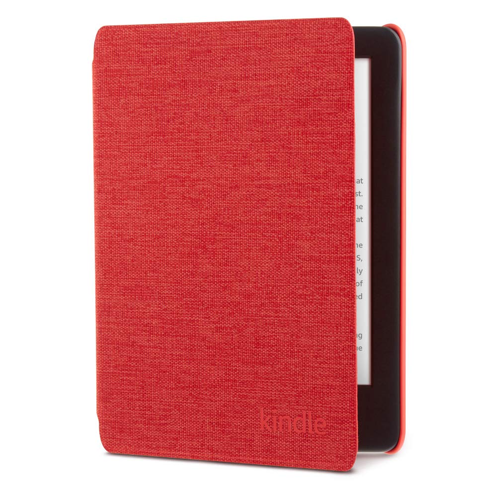 Kindle Fabric Cover for 10th Generation (2019 Release) - Punch Red Protective Case | Fits Kindle Basic Only (Not Compatible with Paperwhite/Oasis) | Perfect for Reading, Travel & Daily Use
