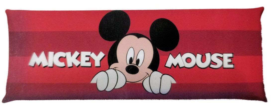 Disney Mickey Mouse Red Stripe Body Pillow Cover - Soft & Comfortable Decorative Pillow Case for Bedroom, Living Room, Sofa, and Dorm Decor