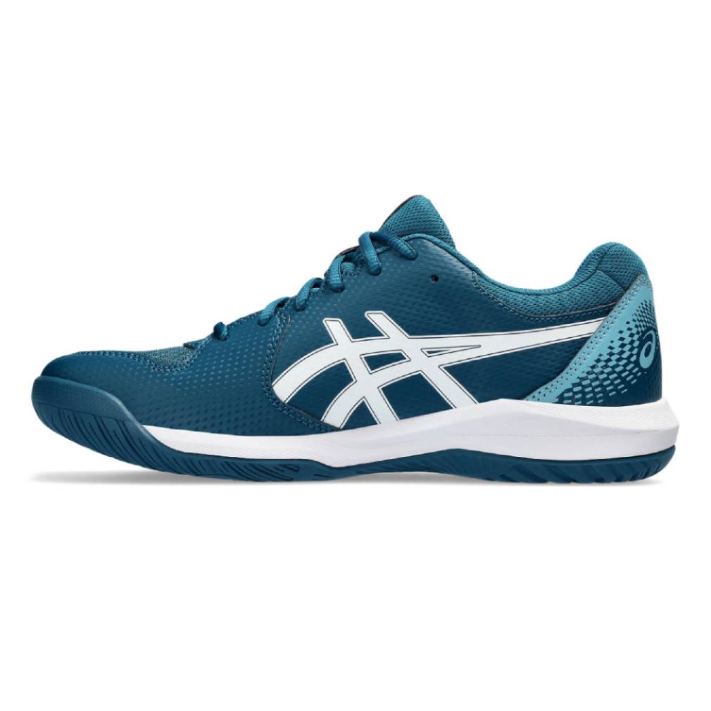 ASICS Gel-Dedicate 8 Men's Tennis Shoes - Lightweight Performance Court Shoes for Men (Teal/White) - Perfect for Tennis, Pickleball & Casual Wear