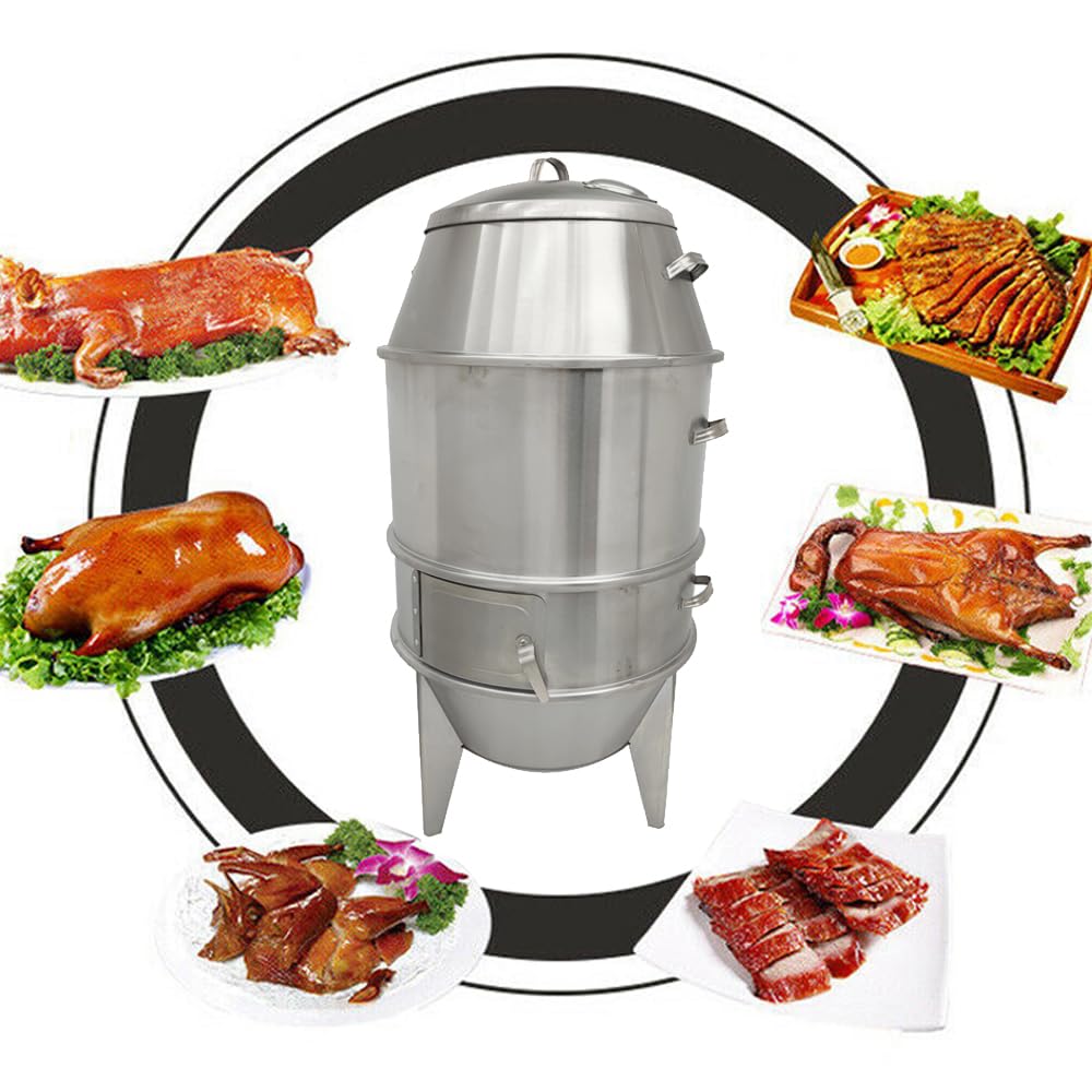 Premium Stainless Steel Roast Duck Oven - Commercial Grade Countertop Rotisserie for Home & Restaurant Use - Perfect for Roasting Duck, Chicken & Meats - Ideal for BBQ, Parties & Catering Events