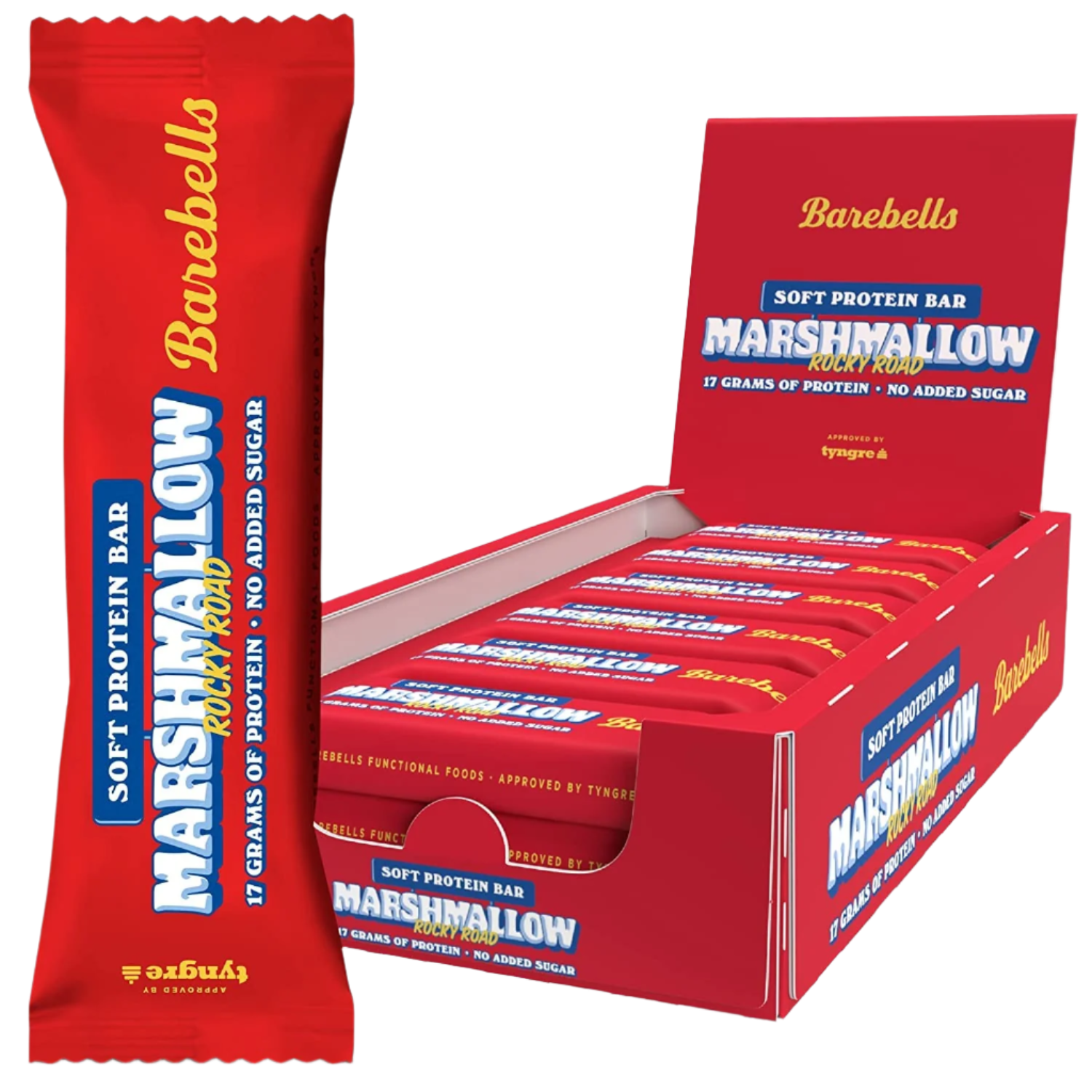 Barebells High Protein Soft Bar - 12 Pack (55g Each) | Low Sugar, Gluten Free Snack for Workout Recovery, Weight Loss & On-the-Go Energy