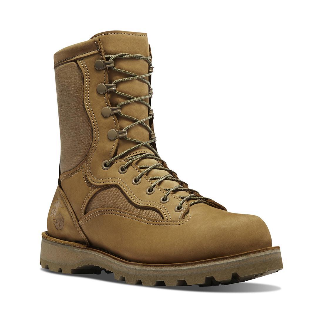 Men's Marine Expeditionary Boot 8 - Hot Weather Military Combat Boots for Desert & Outdoor Use | Mojave Tan Tactical Footwear for Hiking, Camping & Field Operations