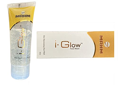 New I Glow Face Wash for Skin Rejuvenation - 60ml | Gentle Cleanser for Brightening & Anti-Aging | Perfect for Daily Skincare Routine & Travel
