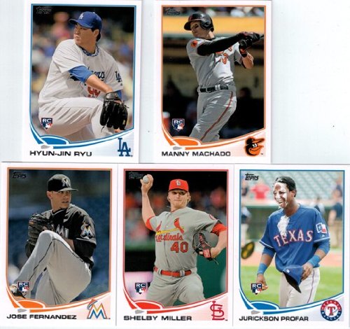 2013 Topps MLB Baseball Complete Factory Sealed 666-Card Set - Series 1 & 2 with 5 Bonus Rookie Variation Cards | Collectible Trading Cards for Sports Fans & Memorabilia Enthusiasts | Perfect for Display, Trading, and Investment