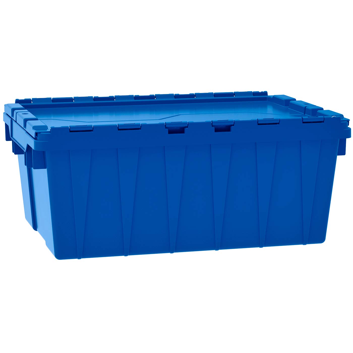 Akro-Mils 39085 Heavy Duty Plastic Storage Bins with Hinged Lids - 21