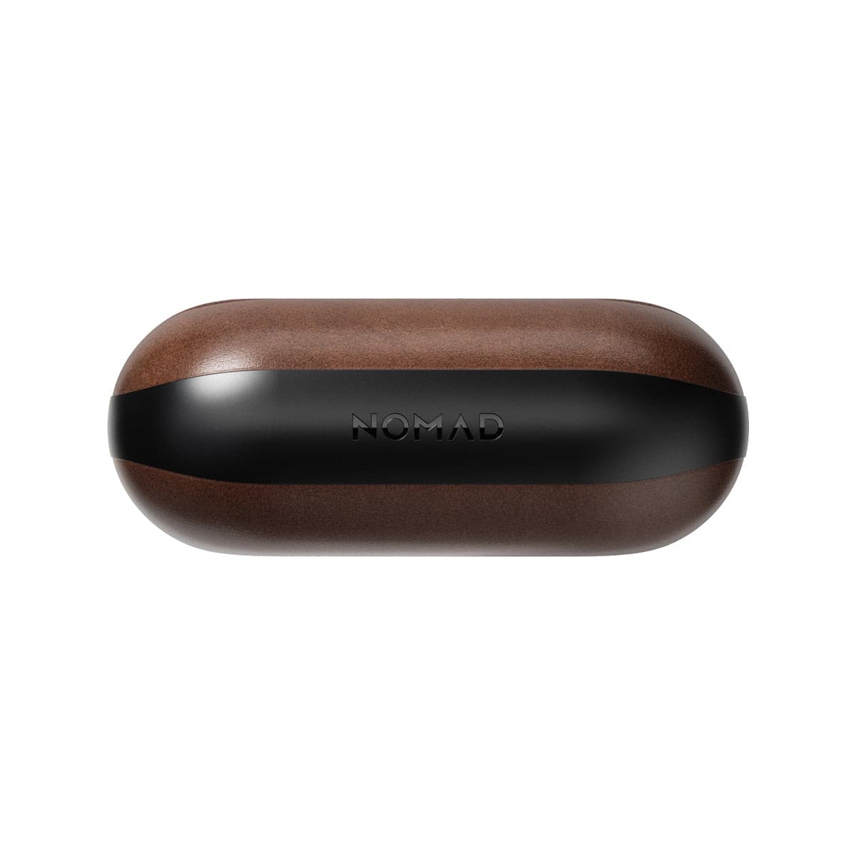 Premium Nomad Modern Leather Case for AirPods Pro 2 - Genuine Rustic Brown Horween Leather - Protective & Stylish Cover for Travel, Work & Everyday Use
