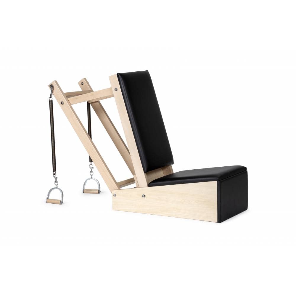 Pilates Chair for Baby & Adults - 60 Exercise Variations for Back Strengthening & Injury Recovery - Perfect for Pilates Training & Teaching - Home Gym & Studio Use