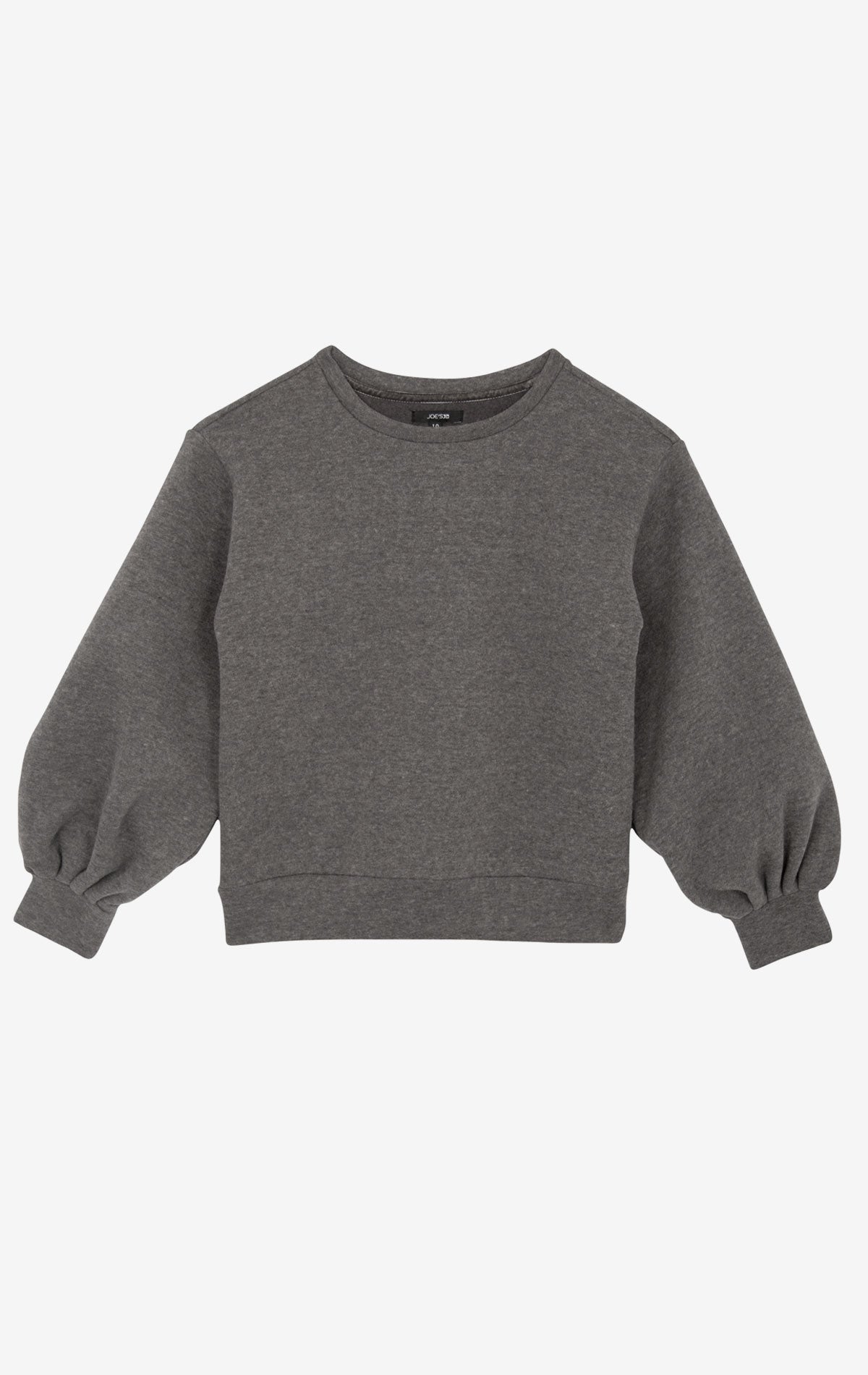 Joe's Jeans Balloon Sleeve Girls' Sweatshirt - Soft Cotton Pullover for Kids | Perfect for School, Playdates & Casual Outfits