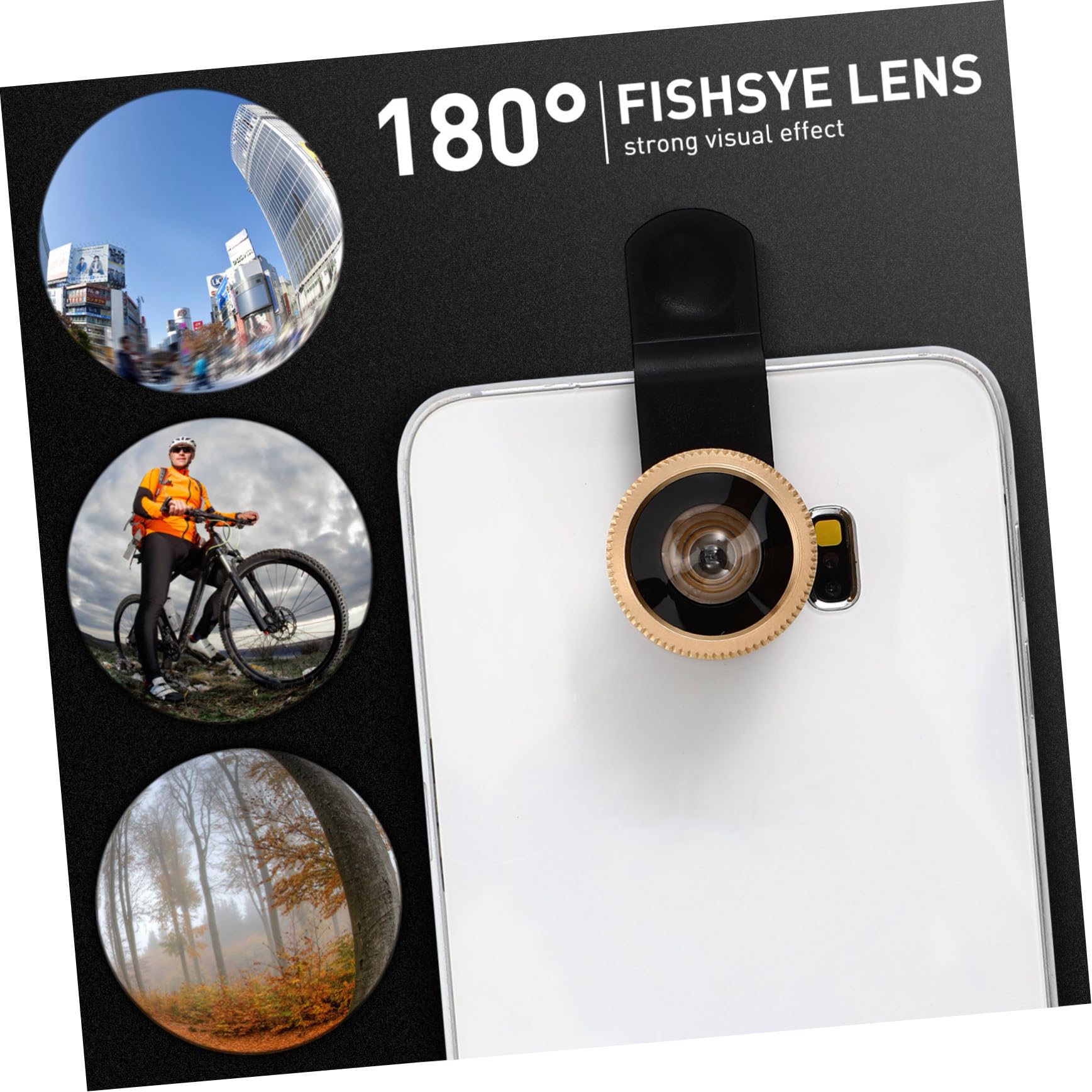 Professional HD Smartphone Camera Lens Kit for iPhone & Android - Wide Angle, Macro, Fisheye & Telephoto Lenses - Perfect for Travel, Vlogging & Photography
