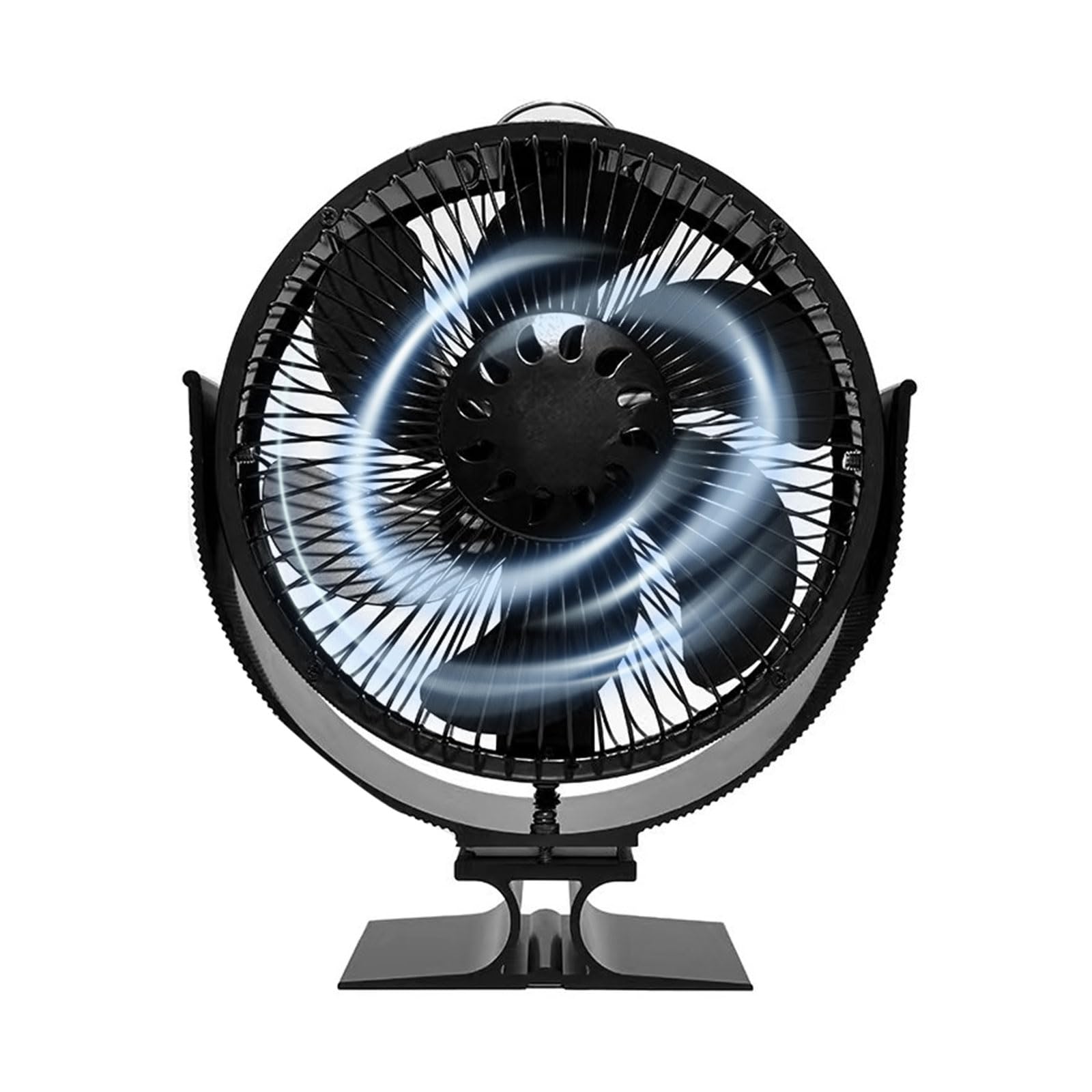 Self Starting Heat Powered Stove Fan with Protective Cover - Eco-Friendly & Energy Efficient for Home Heating | Perfect for Fireplaces, Wood Stoves & Cabin Heating