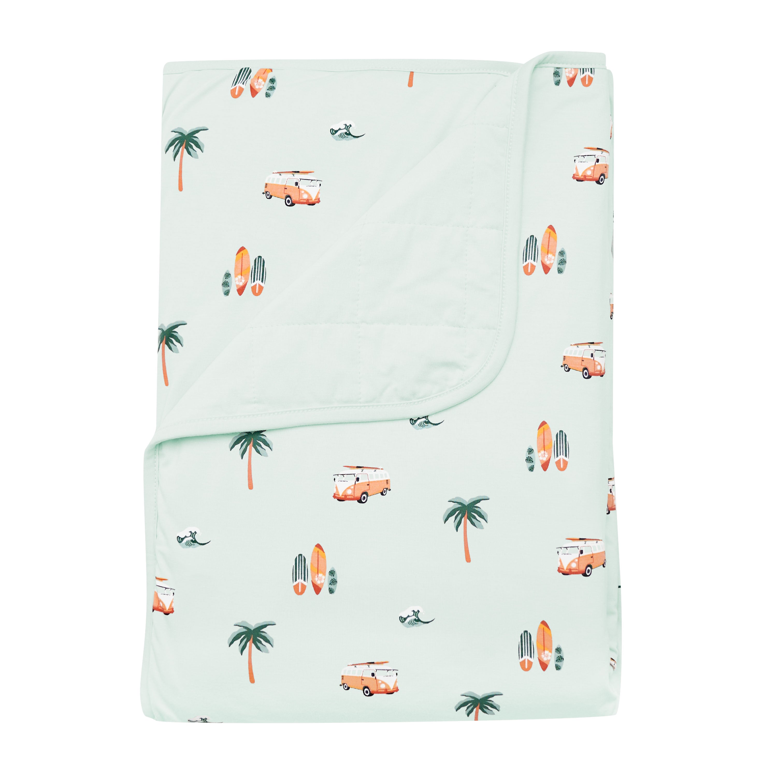 Soft & Cozy Toddler Blanket in Dew Surf 1.0 - Perfect for Nap Time, Bedtime & Travel