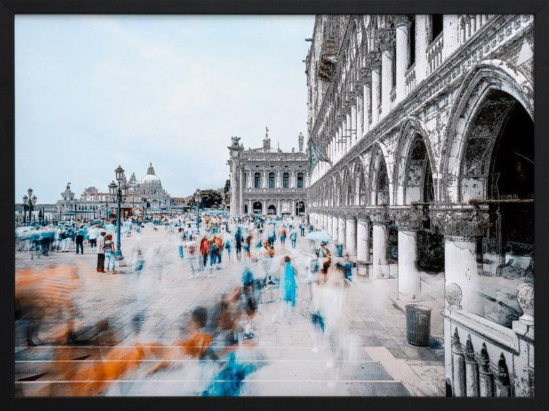 Ciao Venezia Framed Art Print - Venice Italy Landscape Wall Decor - Perfect for Living Room, Bedroom & Office