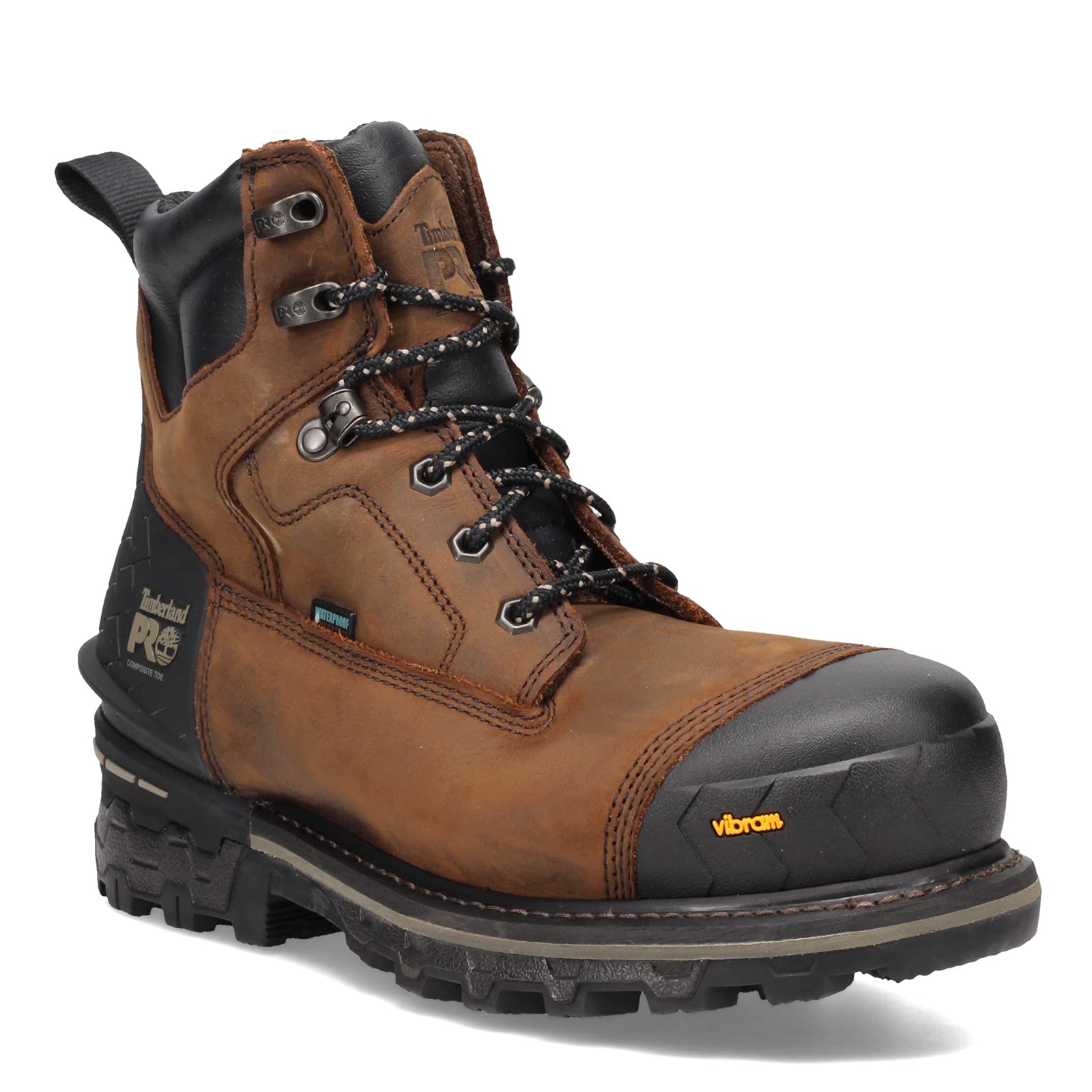 Timberland Pro Boondock HD Men's Waterproof Work Boots with Composite Toe - Durable Safety Shoes for Construction, Hiking & Outdoor Work
